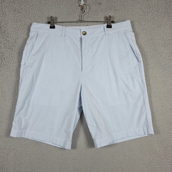 Vineyard Vines Shorts Mens Size 33 Pin Striped 9 Inch Breaker Preppy Beach - Picture 1 of 12